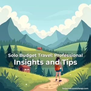 Read more about the article Solo Budget Travel: Professional Insights and Tips