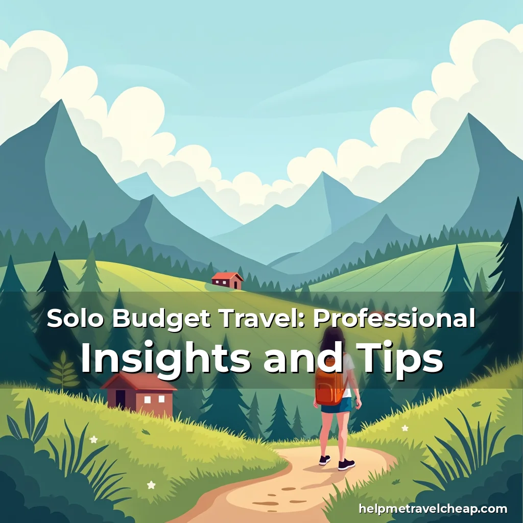Read more about the article Solo Budget Travel: Professional Insights and Tips