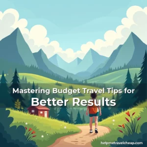 Read more about the article Mastering Budget Travel Tips for Better Results