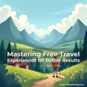 Read more about the article Mastering Free Travel Experiences for Better Results