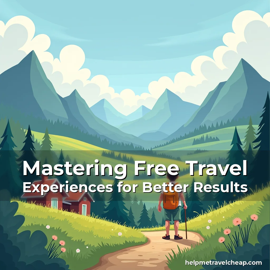 Read more about the article Mastering Free Travel Experiences for Better Results