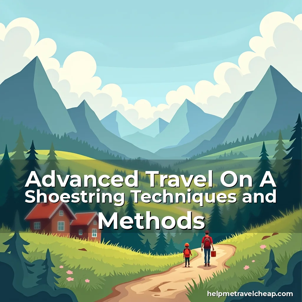 Read more about the article Advanced Travel On A Shoestring Techniques and Methods